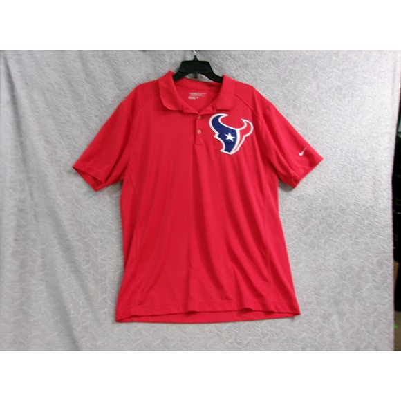 Nike Golf Other - Nike Golf Men's Houston Texans Red Dri Fit Polo Shirt XL